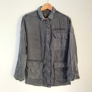 Forever 21 Faux Jean Jacket